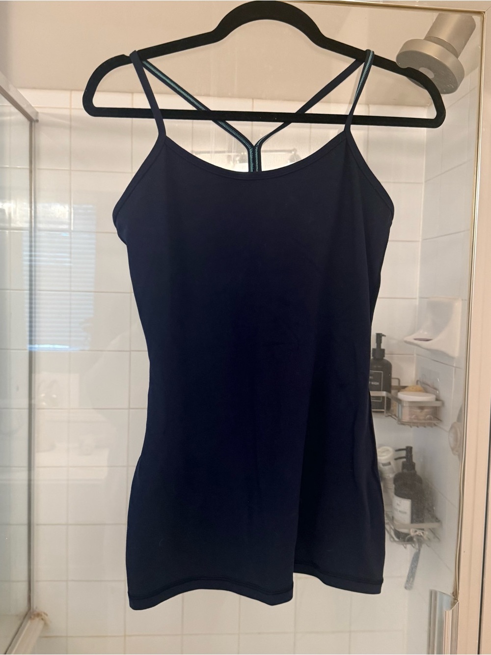 lululemon athletica Navy Power Y Tank Size 8